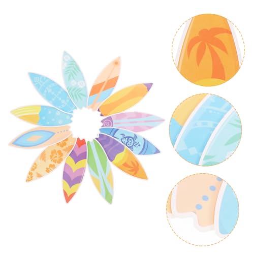 MOLUCKFU Teiliges Hawaii Surfboard Sticker Wetterfeste Rückstandsfreie Kofferaufkleber Tropische Stranddeko für Diy Pinnwand Party Schule und Urlaub MOLUCKFU Teiliges Hawaii Surfboard Sticker Wetterfeste Rückstandsfreie Kofferaufkleber Tropische Stranddeko für Diy Pinnwand Party Schule und Urlaub von MOLUCKFU