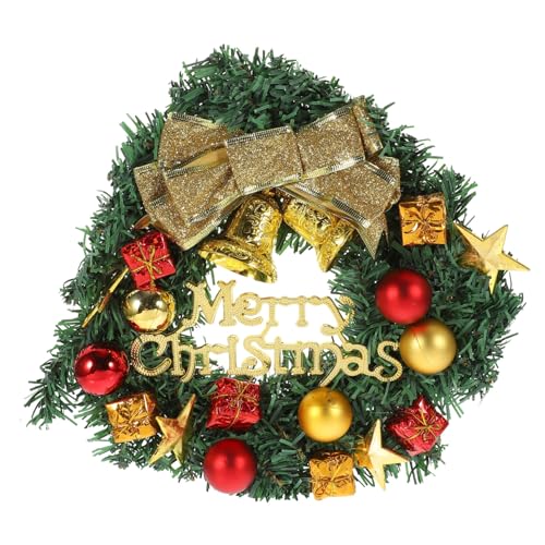 MOLUCKFU Weihnachtskranz Anhänger, Weihnachtskranz Für Die Haustür, Weihnachtsbedarf, Weihnachtswanddekoration, Weihnachtsgirlande, Tür Und Wandanhänger, Partybedarf, MOLUCKFU Weihnachtskranz Anhänger, Weihnachtskranz Für Die Haustür, Weihnachtsbedarf, Weihnachtswanddekoration, Weihnachtsgirlande, Tür Und Wandanhänger, Partybedarf, von MOLUCKFU