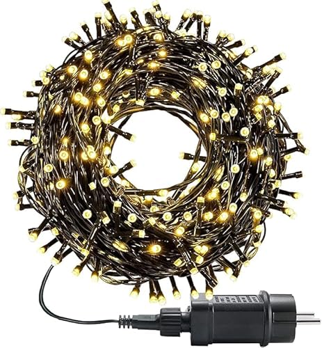 MOLVCE LED Lichterkette außen und innen Warmweiß Weihnachtsbeleuchtung Lichterkette mit 8 Leuchtmodi + Timer + Memory-Funktion, Wasserdicht für Weihnachtsbaum, Party, Hochzeit, Balkon, 60m, 600LEDs MOLVCE LED Lichterkette außen und innen Warmweiß Weihnachtsbeleuchtung Lichterkette mit 8 Leuchtmodi + Timer + Memory-Funktion, Wasserdicht für Weihnachtsbaum, Party, Hochzeit, Balkon, 60m, 600LEDs von MOLVCE