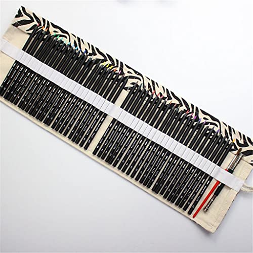 MOLVUS Federmäppchen für Mädchen und Jungen, 36/48 Löcher, Leinen, großes Zebra-Stifttasche, Schreibwarenbox MOLVUS Federmäppchen für Mädchen und Jungen, 36/48 Löcher, Leinen, großes Zebra-Stifttasche, Schreibwarenbox von MOLVUS