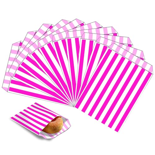 MOMAHUA 100 Stück Rosa Mini Naschitüten Candy Bar Papiertüten, Klein Kraft Butterbrottüten Bunt, 13x18cm Geschenktüten Tüten Candybar Brotpapiertüten für Halloween, Weihnachten, Hochzeiten MOMAHUA 100 Stück Rosa Mini Naschitüten Candy Bar Papiertüten, Klein Kraft Butterbrottüten Bunt, 13x18cm Geschenktüten Tüten Candybar Brotpapiertüten für Halloween, Weihnachten, Hochzeiten von MOMAHUA