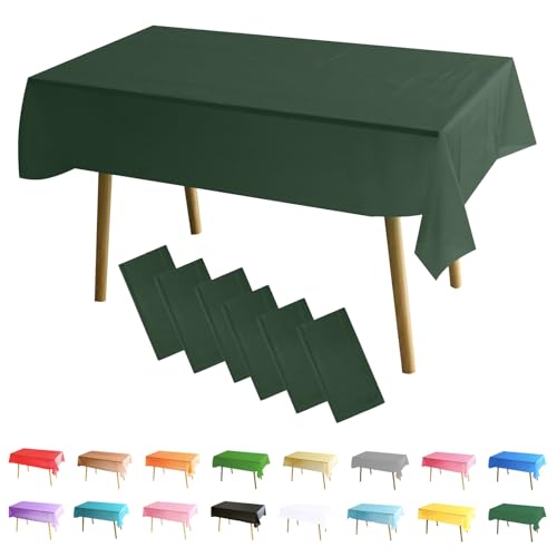 MOMHUA 6Pcs Weihnachts Grün Tischdecke, 137x274cm Tischtuch Plastiktischdecke, Rechteckige Tischabdeckung Gartentischdecke Outdoor Table Cloth für Geburtstag Feste Hochzeiten Halloween Weihnachten MOMHUA 6Pcs Weihnachts Grün Tischdecke, 137x274cm Tischtuch Plastiktischdecke, Rechteckige Tischabdeckung Gartentischdecke Outdoor Table Cloth für Geburtstag Feste Hochzeiten Halloween Weihnachten von MOMAHUA