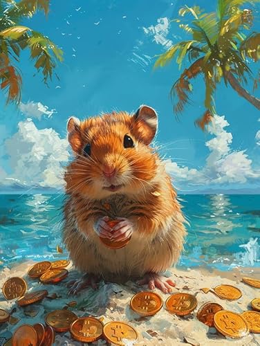 MOMAKA 5D Diamond Painting Kits Hamster,für Erwachsene, DIY Diamant Malerei Full Drill Set Tier, Runde Diamant Arts Craft Cross Stickerei Malerei Kits für die Home Wanddekoration 30x40cm-23 MOMAKA 5D Diamond Painting Kits Hamster,für Erwachsene, DIY Diamant Malerei Full Drill Set Tier, Runde Diamant Arts Craft Cross Stickerei Malerei Kits für die Home Wanddekoration 30x40cm-23 von MOMAKA