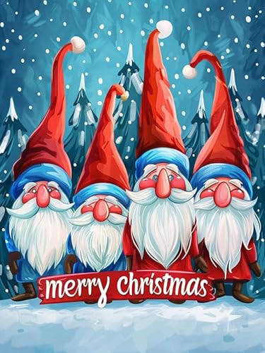 MOMAKA 5D Diamond Painting Kits Weihnachtszwerg,für Erwachsene, DIY Diamant Malerei Full Drill Set Winter, Runde Diamant Arts Craft Cross Stickerei Malerei Kits für die Home Wanddekoration 30x40cm-46 MOMAKA 5D Diamond Painting Kits Weihnachtszwerg,für Erwachsene, DIY Diamant Malerei Full Drill Set Winter, Runde Diamant Arts Craft Cross Stickerei Malerei Kits für die Home Wanddekoration 30x40cm-46 von MOMAKA