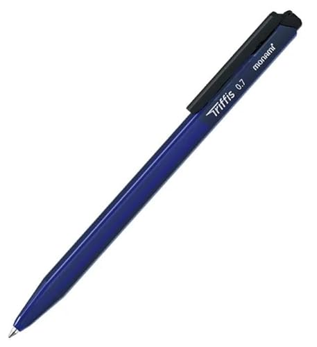 MONAMI Set triffis 0,7 mm Kugelschreiber mit blauem Monamischaft von MONAMI