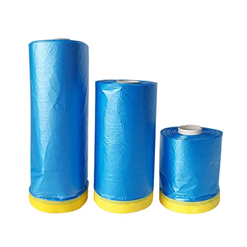 Spezielle blaue Abdeckfolie für Auto-Sprühfarbe, fällt nicht aus der Lackschutzfolie, 150 cm breit, 25 m lang Spezielle blaue Abdeckfolie für Auto-Sprühfarbe, fällt nicht aus der Lackschutzfolie, 150 cm breit, 25 m lang von MONAQI