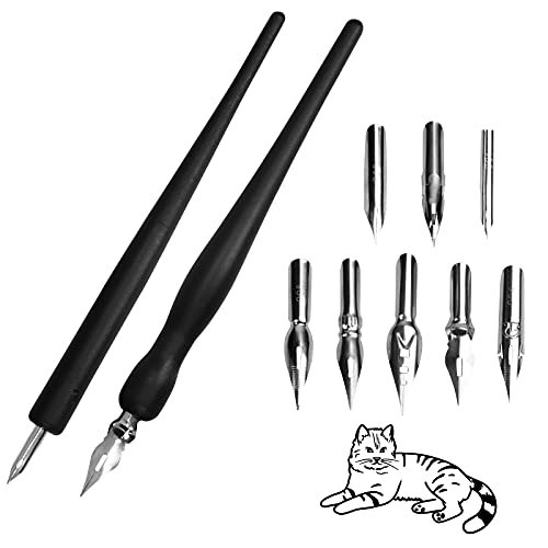 MONCAP 10TLG Federhalter und Halter Set Manga Cartoon Comic Dip Pen mit Stifthaltern Schreibfedern Kalligraphie Stift Ersatzspitzen Zeichenfeder für Karikaturisten Künstler Designer MONCAP 10TLG Federhalter und Halter Set Manga Cartoon Comic Dip Pen mit Stifthaltern Schreibfedern Kalligraphie Stift Ersatzspitzen Zeichenfeder für Karikaturisten Künstler Designer von MONCAP