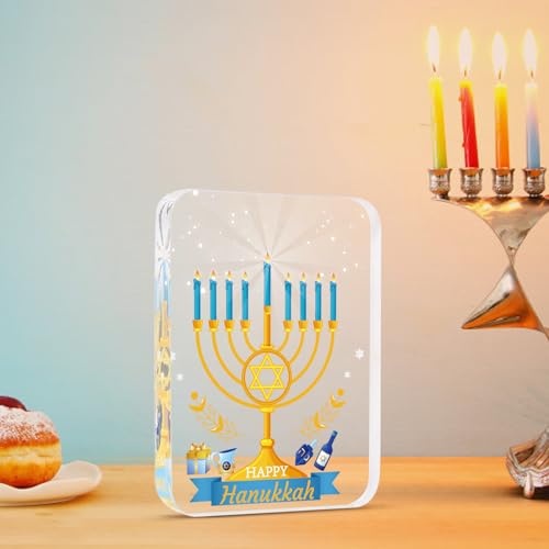 MONCAP Chanukka Geschenke Chanukka Acryl Dekoration Hanukkah Geschenke Tischdeko Menorah Deko Geschenke für Freundin Schwestern Kollegen Chanukka Jüdische Party Geschenk Deko MONCAP Chanukka Geschenke Chanukka Acryl Dekoration Hanukkah Geschenke Tischdeko Menorah Deko Geschenke für Freundin Schwestern Kollegen Chanukka Jüdische Party Geschenk Deko von MONCAP