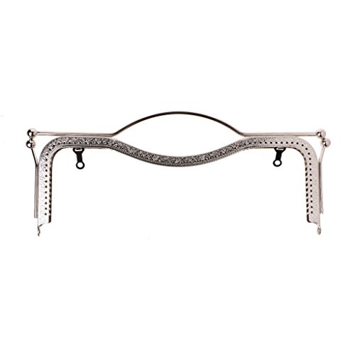 MONOJLY 1 x Münzgeldbörse, Tasche, Kussverschluss, Metallbogen, Rahmen, Handarbeit, Basteln, 27 cm MONOJLY 1 x Münzgeldbörse, Tasche, Kussverschluss, Metallbogen, Rahmen, Handarbeit, Basteln, 27 cm von MONOJLY
