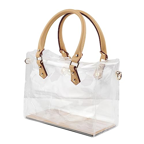 MONOJLY Transparentes PVC-DIY-Tragetaschen-Handtaschen-Bastelset, handgefertigte Geschenktüten, Bastelzubehör, Werkzeug-Set, Geburtstag, Urlaub MONOJLY Transparentes PVC-DIY-Tragetaschen-Handtaschen-Bastelset, handgefertigte Geschenktüten, Bastelzubehör, Werkzeug-Set, Geburtstag, Urlaub von MONOJLY