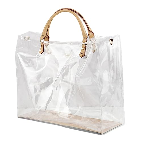 MONOJLY Transparentes PVC-DIY-Tragetaschen-Handtaschen-Bastelset, handgefertigte Geschenktüten, Bastelzubehör, Werkzeug-Set, Geburtstag, Urlaub MONOJLY Transparentes PVC-DIY-Tragetaschen-Handtaschen-Bastelset, handgefertigte Geschenktüten, Bastelzubehör, Werkzeug-Set, Geburtstag, Urlaub von MONOJLY