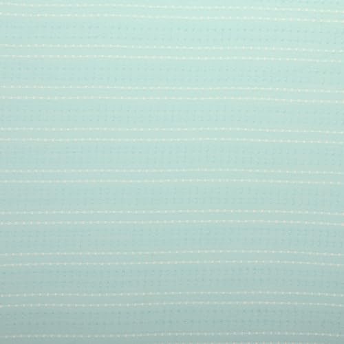 MOOK FABRICS 120926-15 Jacquard Knit Dotted Line EYR371-FTC Stoff, Polyester-Mischung, Canal Blue, 15 yard bolt von MOOK FABRICS