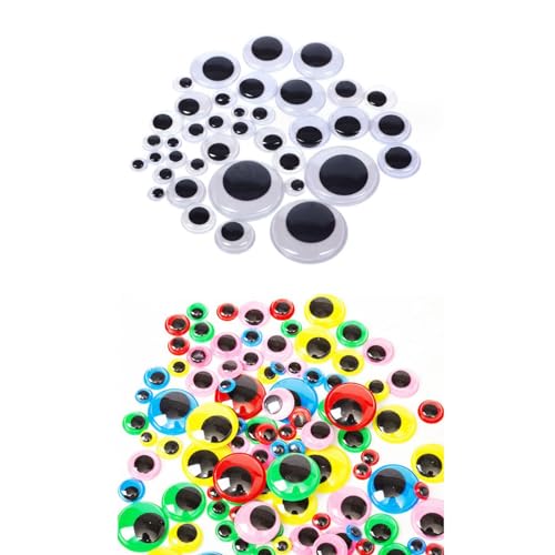 200 Stück, selbstklebend, bunt, für Schule, Kunst, Bastelprojekte von MOONDAME