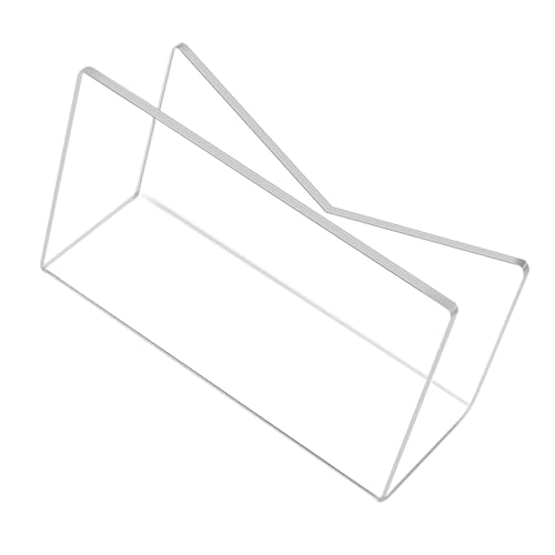 MOONDAME Brief- und Dokumenten-Organizer, praktischer Acryl-Schreibtisch-Organizer für Briefe, Rechnungen, Notizblock-Aufbewahrung von MOONDAME