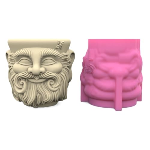 MOONDAME Silikonformen für Blumentöpfe, Sukkulenten, Pflanzgefäße, Gießformen, ältere Menschen, Harze, Formen, Beton-Vasen, Tonform MOONDAME Silikonformen für Blumentöpfe, Sukkulenten, Pflanzgefäße, Gießformen, ältere Menschen, Harze, Formen, Beton-Vasen, Tonform von MOONDAME