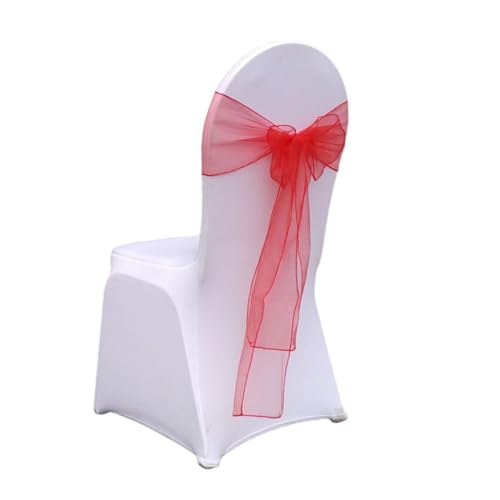 MOONDAME Stuhlschleifen, Stuhlrücken-Dekoration, Ergänzung für Hochzeiten, Partys, Bankette, 10 Stück Stuhlschärpen MOONDAME Stuhlschleifen, Stuhlrücken-Dekoration, Ergänzung für Hochzeiten, Partys, Bankette, 10 Stück Stuhlschärpen von MOONDAME