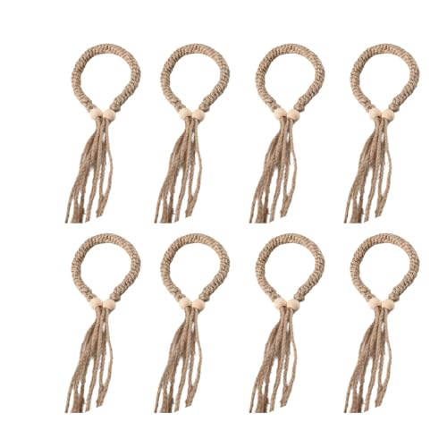 MOONDAME Vorhang-Raffhalter für Vorhänge, Bauernhäuser, Raffhalter für leichte, durchsichtige Vorhänge, Juteseil, natürlicher Vorhanghalter MOONDAME Vorhang-Raffhalter für Vorhänge, Bauernhäuser, Raffhalter für leichte, durchsichtige Vorhänge, Juteseil, natürlicher Vorhanghalter von MOONDAME