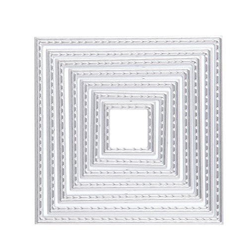 Quadratische Stanzformen, Schablone, Scrapbooking, Werkzeug, Album, Papier, Karte, Dekoration Quadratische Stanzformen, Schablone, Scrapbooking, Werkzeug, Album, Papier, Karte, Dekoration von MOONDAME