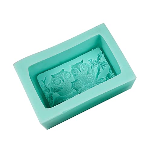 Seifenformen in Tier-Eulen-Form, handgefertigt, kalte Seife, Kuchen, Schokolade, Dekoration, Silikonformen, handgefertigtes Zubehör von MOONDAME