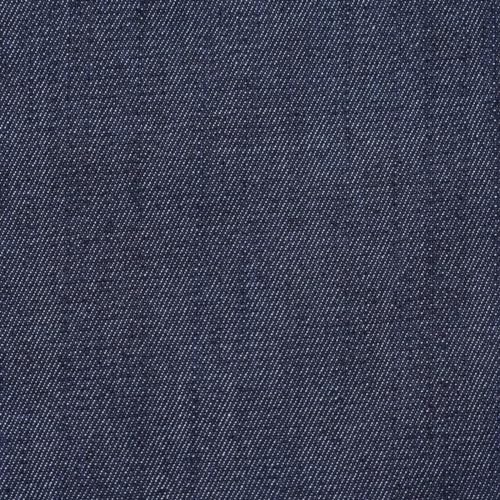 Indigo Stretch-Denim, elastischer Jeansstoff, dunkelblau (9,7 oz), Breite: ca. 1,65 m, Meterware per 0,5 m von MOORE DENIM