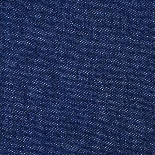 Jeansstoff indigoblau, vorgewaschen (10,4 oz), Breite: ca. 1,49 m, Denim ca. 38 cm lang von MOORE DENIM