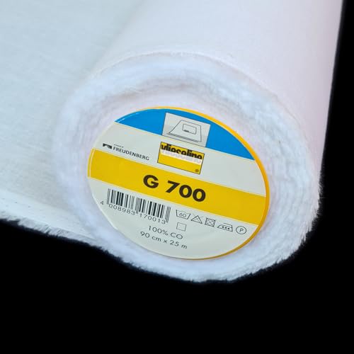 MOORE DENIM Gewebeeinlage G700 weiß (80 g/lfm) Meterware per 0,5 m von MOORE DENIM