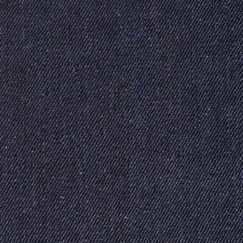 Raw Denim, schwerer Jeansstoff, indigoblau (12,5 oz), Breite: ca. 1,69 m, Meterware per 0,5 m von MOORE DENIM