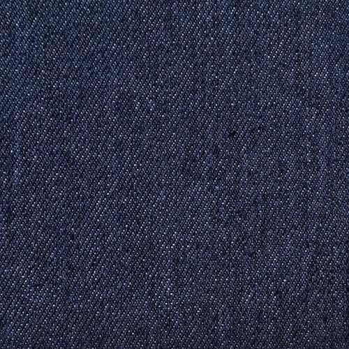 dunkelblauer Denim, Jeansstoff (9,9 oz), Breite: ca. 1,55 m, Meterware per 0,5 m von MOORE DENIM