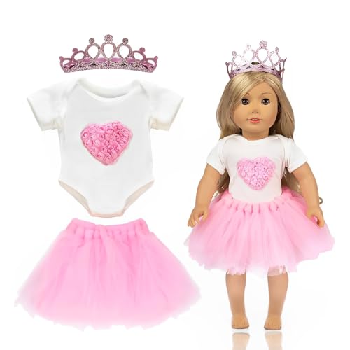 Puppenkleidung 36-45 cm, Kleidung Einhoron Puppenkleider, Outfits für Baby Puppen, 18 Zoll Kleid, Puppenkleid mit Kleidung, Kleider, Headband,Kindergeschenke, Mädchen Jungen Puppenkleidung 36-45 cm, Kleidung Einhoron Puppenkleider, Outfits für Baby Puppen, 18 Zoll Kleid, Puppenkleid mit Kleidung, Kleider, Headband,Kindergeschenke, Mädchen Jungen von MOPQMKT