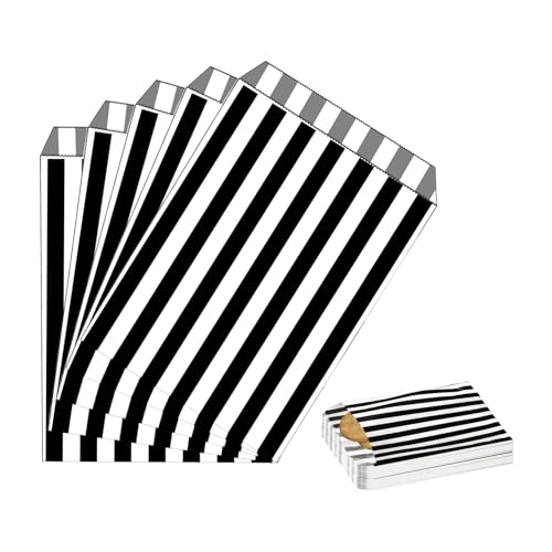 100 Stück Schwarz Naschitüten Candy Bar Papiertüten Klein Kraft Butterbrottüten Bunt 13x18cm Mini Geschenktüten Papiertüten Bunte Tüten Candybar brotpapiertüten für Halloween,Weihnachten,Hochzeiten 100 Stück Schwarz Naschitüten Candy Bar Papiertüten Klein Kraft Butterbrottüten Bunt 13x18cm Mini Geschenktüten Papiertüten Bunte Tüten Candybar brotpapiertüten für Halloween,Weihnachten,Hochzeiten von MORAINJAY