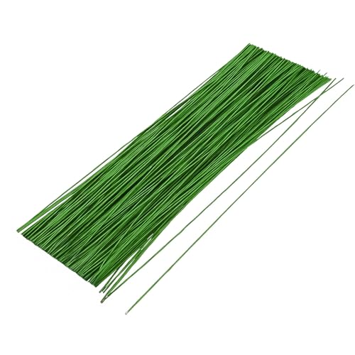 MORAINJAY Floristikdraht Basteldraht Blumendraht 26 Gauge/0.5mm,100 Stück 14 Zoll Blumenstamm mit Papier Verpackt,Papierdraht Floristik Zubehör für Weihnachten Kranz Floristik Basteldraht(Grün) MORAINJAY Floristikdraht Basteldraht Blumendraht 26 Gauge/0.5mm,100 Stück 14 Zoll Blumenstamm mit Papier Verpackt,Papierdraht Floristik Zubehör für Weihnachten Kranz Floristik Basteldraht(Grün) von MORAINJAY