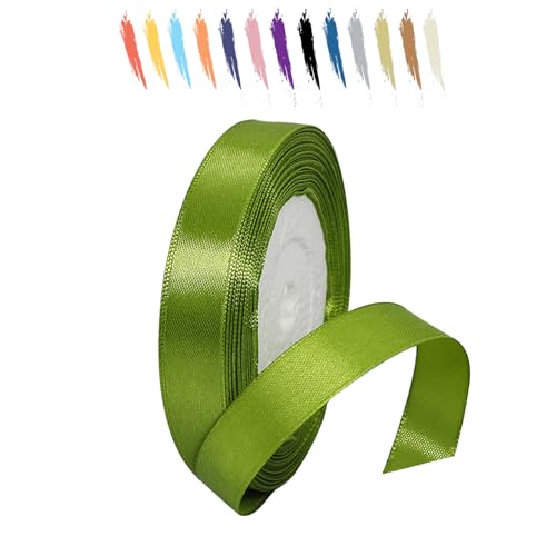 Armeegrün 15mm Satinband 23 Meter, Polyesterband, verschönern Sie Ihre Bastelarbeiten und Feiern, ideal für Geschenkverpackungen, Dekorationen, Hochzeitsautoband, Bänder zum Basteln Armeegrün 15mm Satinband 23 Meter, Polyesterband, verschönern Sie Ihre Bastelarbeiten und Feiern, ideal für Geschenkverpackungen, Dekorationen, Hochzeitsautoband, Bänder zum Basteln von MORAINJAY