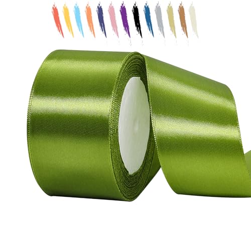 Armeegrün 50mm Satinband 23 Meter, Polyesterband, verschönern Sie Ihre Bastelarbeiten und Feiern, ideal für Geschenkverpackungen, Dekorationen, Hochzeitsautoband, Bänder zum Basteln Armeegrün 50mm Satinband 23 Meter, Polyesterband, verschönern Sie Ihre Bastelarbeiten und Feiern, ideal für Geschenkverpackungen, Dekorationen, Hochzeitsautoband, Bänder zum Basteln von MORAINJAY