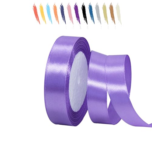 Baby Lila 20mm Satinband 23 Meter, Polyesterband, verschönern Sie Ihre Bastelarbeiten und Feiern, ideal für Geschenkverpackungen, Dekorationen, Hochzeitsautoband, Bänder zum Basteln Baby Lila 20mm Satinband 23 Meter, Polyesterband, verschönern Sie Ihre Bastelarbeiten und Feiern, ideal für Geschenkverpackungen, Dekorationen, Hochzeitsautoband, Bänder zum Basteln von MORAINJAY