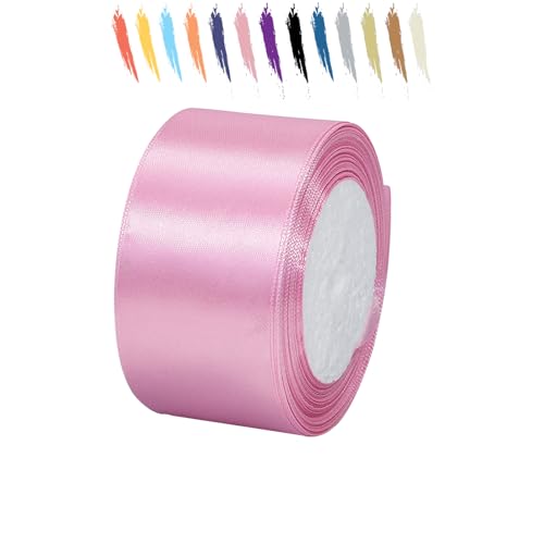 Baby Pink 50mm Satinband 23 Meter, Polyesterband, verschönern Sie Ihre Bastelarbeiten und Feiern, ideal für Geschenkverpackungen, Dekorationen, Hochzeitsautoband, Bänder zum Basteln Baby Pink 50mm Satinband 23 Meter, Polyesterband, verschönern Sie Ihre Bastelarbeiten und Feiern, ideal für Geschenkverpackungen, Dekorationen, Hochzeitsautoband, Bänder zum Basteln von MORAINJAY