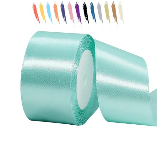 Babyblau 50mm Satinband 23 Meter, Polyesterband, verschönern Sie Ihre Bastelarbeiten und Feiern, ideal für Geschenkverpackungen, Dekorationen, Hochzeitsautoband, Bänder zum Basteln Babyblau 50mm Satinband 23 Meter, Polyesterband, verschönern Sie Ihre Bastelarbeiten und Feiern, ideal für Geschenkverpackungen, Dekorationen, Hochzeitsautoband, Bänder zum Basteln von MORAINJAY