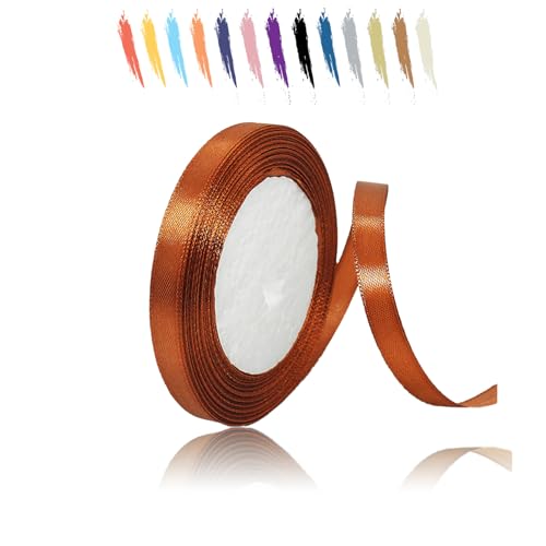 Braun 10mm Satinband 23 Meter, Polyesterband, verschönern Sie Ihre Bastelarbeiten und Feiern, ideal für Geschenkverpackungen, Dekorationen, Hochzeitsautoband, Bänder zum Basteln Braun 10mm Satinband 23 Meter, Polyesterband, verschönern Sie Ihre Bastelarbeiten und Feiern, ideal für Geschenkverpackungen, Dekorationen, Hochzeitsautoband, Bänder zum Basteln von MORAINJAY