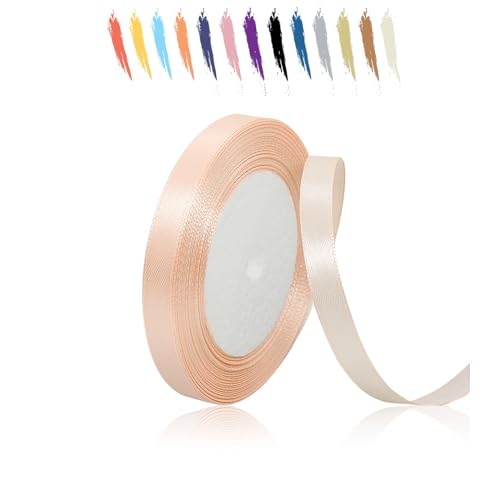 Champagnerrosa 10mm Satinband 23 Meter, Polyesterband, verschönern Sie Ihre Bastelarbeiten und Feiern, ideal für Geschenkverpackungen, Dekorationen, Hochzeitsautoband, Bänder zum Basteln Champagnerrosa 10mm Satinband 23 Meter, Polyesterband, verschönern Sie Ihre Bastelarbeiten und Feiern, ideal für Geschenkverpackungen, Dekorationen, Hochzeitsautoband, Bänder zum Basteln von MORAINJAY