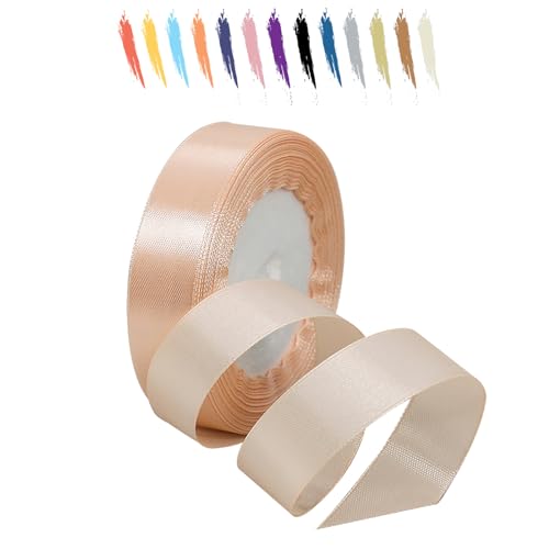 Champagnerrosa 20mm Satinband 23 Meter, Polyesterband, verschönern Sie Ihre Bastelarbeiten und Feiern, ideal für Geschenkverpackungen, Dekorationen, Hochzeitsautoband, Bänder zum Basteln Champagnerrosa 20mm Satinband 23 Meter, Polyesterband, verschönern Sie Ihre Bastelarbeiten und Feiern, ideal für Geschenkverpackungen, Dekorationen, Hochzeitsautoband, Bänder zum Basteln von MORAINJAY