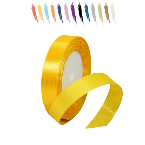 Golden 15mm Satinband 23 Meter, Polyesterband, verschönern Sie Ihre Bastelarbeiten und Feiern, ideal für Geschenkverpackungen, Dekorationen, Hochzeitsautoband, Bänder zum Basteln Golden 15mm Satinband 23 Meter, Polyesterband, verschönern Sie Ihre Bastelarbeiten und Feiern, ideal für Geschenkverpackungen, Dekorationen, Hochzeitsautoband, Bänder zum Basteln von MORAINJAY