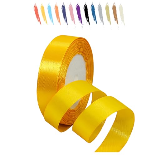 Golden 20mm Satinband 23 Meter, Polyesterband, verschönern Sie Ihre Bastelarbeiten und Feiern, ideal für Geschenkverpackungen, Dekorationen, Hochzeitsautoband, Bänder zum Basteln Golden 20mm Satinband 23 Meter, Polyesterband, verschönern Sie Ihre Bastelarbeiten und Feiern, ideal für Geschenkverpackungen, Dekorationen, Hochzeitsautoband, Bänder zum Basteln von MORAINJAY
