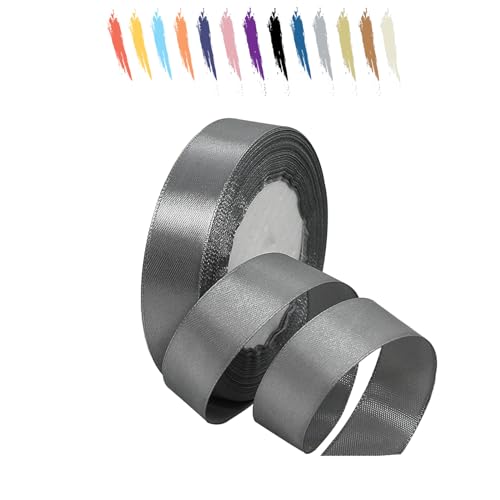 Grau 20mm Satinband 23 Meter, Polyesterband, verschönern Sie Ihre Bastelarbeiten und Feiern, ideal für Geschenkverpackungen, Dekorationen, Hochzeitsautoband, Bänder zum Basteln Grau 20mm Satinband 23 Meter, Polyesterband, verschönern Sie Ihre Bastelarbeiten und Feiern, ideal für Geschenkverpackungen, Dekorationen, Hochzeitsautoband, Bänder zum Basteln von MORAINJAY