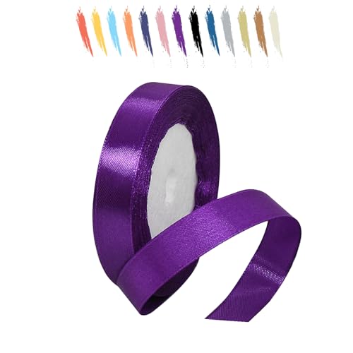 Lila 15mm Satinband 23 Meter, Polyesterband, verschönern Sie Ihre Bastelarbeiten und Feiern, ideal für Geschenkverpackungen, Dekorationen, Hochzeitsautoband, Bänder zum Basteln Lila 15mm Satinband 23 Meter, Polyesterband, verschönern Sie Ihre Bastelarbeiten und Feiern, ideal für Geschenkverpackungen, Dekorationen, Hochzeitsautoband, Bänder zum Basteln von MORAINJAY