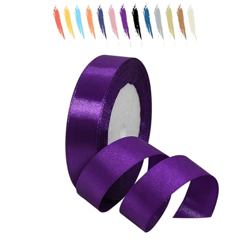 Lila 20mm Satinband 23 Meter, Polyesterband, verschönern Sie Ihre Bastelarbeiten und Feiern, ideal für Geschenkverpackungen, Dekorationen, Hochzeitsautoband, Bänder zum Basteln Lila 20mm Satinband 23 Meter, Polyesterband, verschönern Sie Ihre Bastelarbeiten und Feiern, ideal für Geschenkverpackungen, Dekorationen, Hochzeitsautoband, Bänder zum Basteln von MORAINJAY