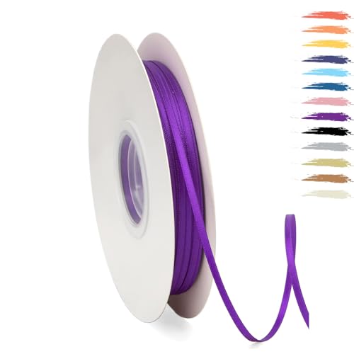 Lila 3mm Satinband 95 Meter, Polyesterband, verschönern Sie Ihre Bastelarbeiten und Feiern, ideal für Geschenkverpackungen, Dekorationen, Hochzeitsautoband, Bänder zum Basteln Lila 3mm Satinband 95 Meter, Polyesterband, verschönern Sie Ihre Bastelarbeiten und Feiern, ideal für Geschenkverpackungen, Dekorationen, Hochzeitsautoband, Bänder zum Basteln von MORAINJAY