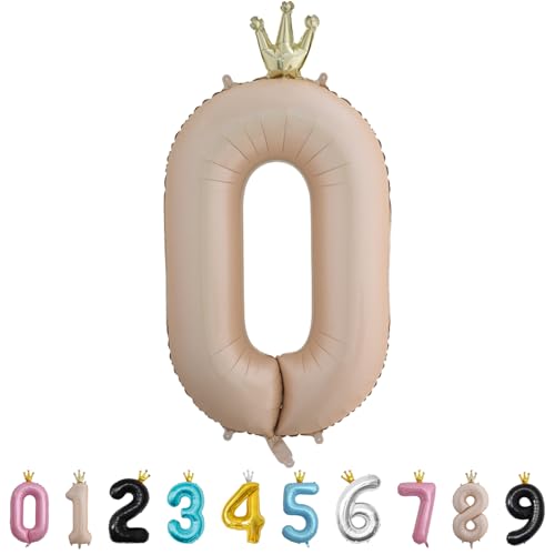 Luftballon Zahl 0 Karamell, 101cm Riesen Zahlenballon Nummer 0 1 2 3 4 5 6 7 8 9 10 16 18 21 30 40 50 60 70 80 90 100, 40" Groß Folienballons für Hochzeit Jubiläum, Geburtstagsballons Party Dekoration Luftballon Zahl 0 Karamell, 101cm Riesen Zahlenballon Nummer 0 1 2 3 4 5 6 7 8 9 10 16 18 21 30 40 50 60 70 80 90 100, 40" Groß Folienballons für Hochzeit Jubiläum, Geburtstagsballons Party Dekoration von MORAINJAY