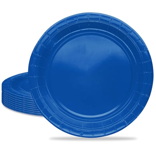 MORAINJAY 16 Stück Blau Partyteller,7 Zoll Pappteller für Geburtstag,18CM Rund Dessertteller Blau Partygeschirr,Tisch Dekorationen Partygeschirr für Hochzeit Garten Geburtstag Party MORAINJAY 16 Stück Blau Partyteller,7 Zoll Pappteller für Geburtstag,18CM Rund Dessertteller Blau Partygeschirr,Tisch Dekorationen Partygeschirr für Hochzeit Garten Geburtstag Party von MORAINJAY