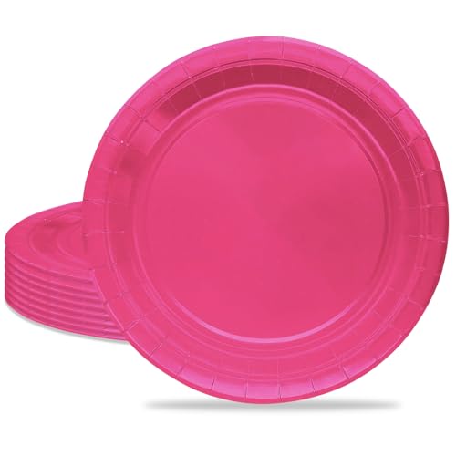 MORAINJAY 16 Stück Rosenrot Partyteller,9 Zoll Pappteller für Geburtstag,23CM Rund Dessertteller Rosenrot Partygeschirr,Tisch Dekorationen Partygeschirr für Hochzeit Garten Geburtstag Party MORAINJAY 16 Stück Rosenrot Partyteller,9 Zoll Pappteller für Geburtstag,23CM Rund Dessertteller Rosenrot Partygeschirr,Tisch Dekorationen Partygeschirr für Hochzeit Garten Geburtstag Party von MORAINJAY