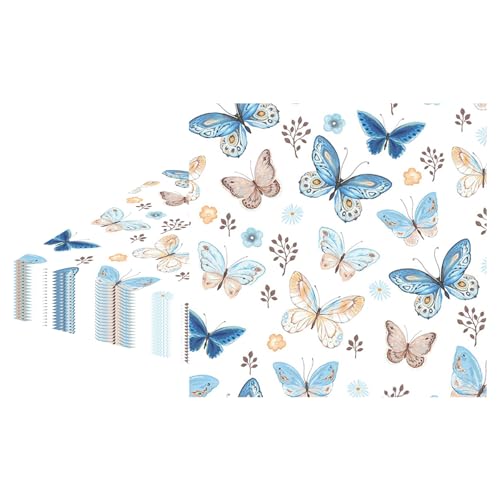 MORAINJAY 20 Stück Schmetterling Party Servietten, 33x33cm Servietten Geburtstag Tischdekorationen, Farbige Cocktail Tischserviette Napkins für Junge Mädchen Geburtstag Party, Hochzeit und Jubiläen MORAINJAY 20 Stück Schmetterling Party Servietten, 33x33cm Servietten Geburtstag Tischdekorationen, Farbige Cocktail Tischserviette Napkins für Junge Mädchen Geburtstag Party, Hochzeit und Jubiläen von MORAINJAY