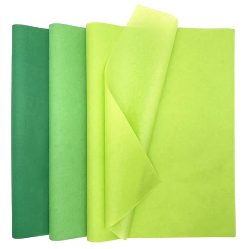 MORAINJAY 60 Blatt grünes Seidenpapier,20 „x27.5“ grünes Seidenpapier für Verpackungen,Halloween grünes Seidenpapier für Geschenkverpackungen,Basteln,Geburtstag,Hochzeit,Halloween Party MORAINJAY 60 Blatt grünes Seidenpapier,20 „x27.5“ grünes Seidenpapier für Verpackungen,Halloween grünes Seidenpapier für Geschenkverpackungen,Basteln,Geburtstag,Hochzeit,Halloween Party von MORAINJAY